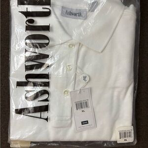 Ashworth Classic White Polo Shirt